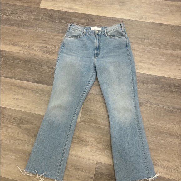 MOTHER Light Blue Ankle & Cropped Jeans - Picture 5 of 6